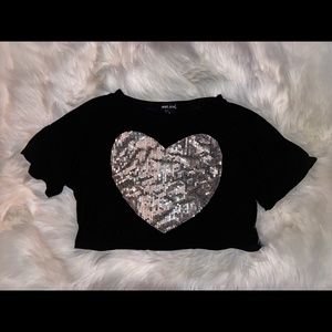 Heart Crop Top
